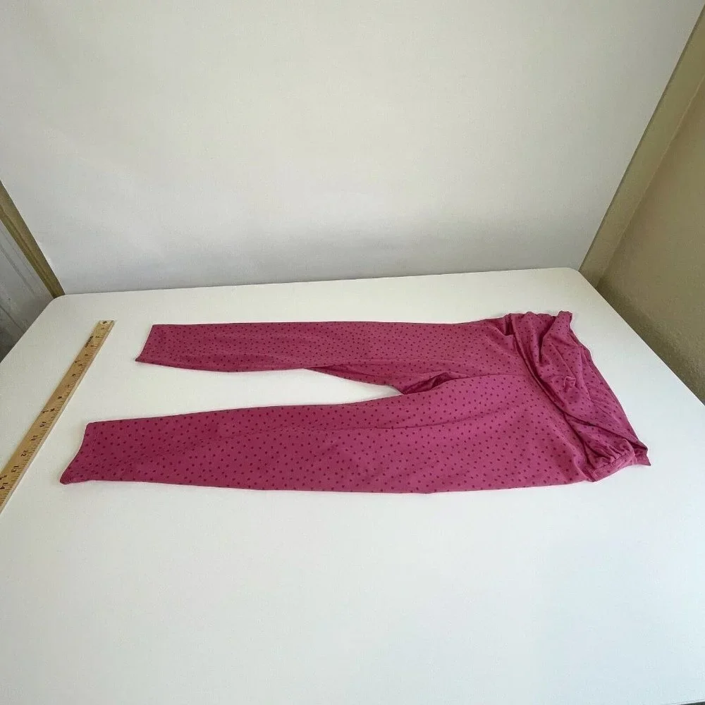 Nike Womens Yoga Dot Twist 7/8‎ Capri Tights Pink Size M Athletic CZ9144-633